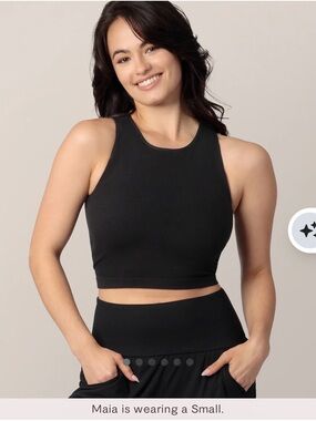 Sublime® Bamboo Maternity & Nursing Longline Bra Top XL